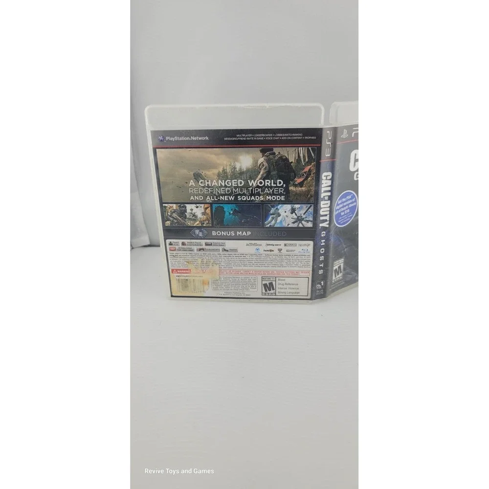 Call of Duty Ghosts (Sony PlayStation 3, PS3, 2013) Game and Case Tested Working